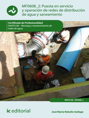 cover image of Puesta en servicio y operación de redes de distribución de agua y saneamiento. ENAT0108